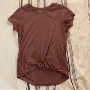 Abercrombie Knotted Crew Tee